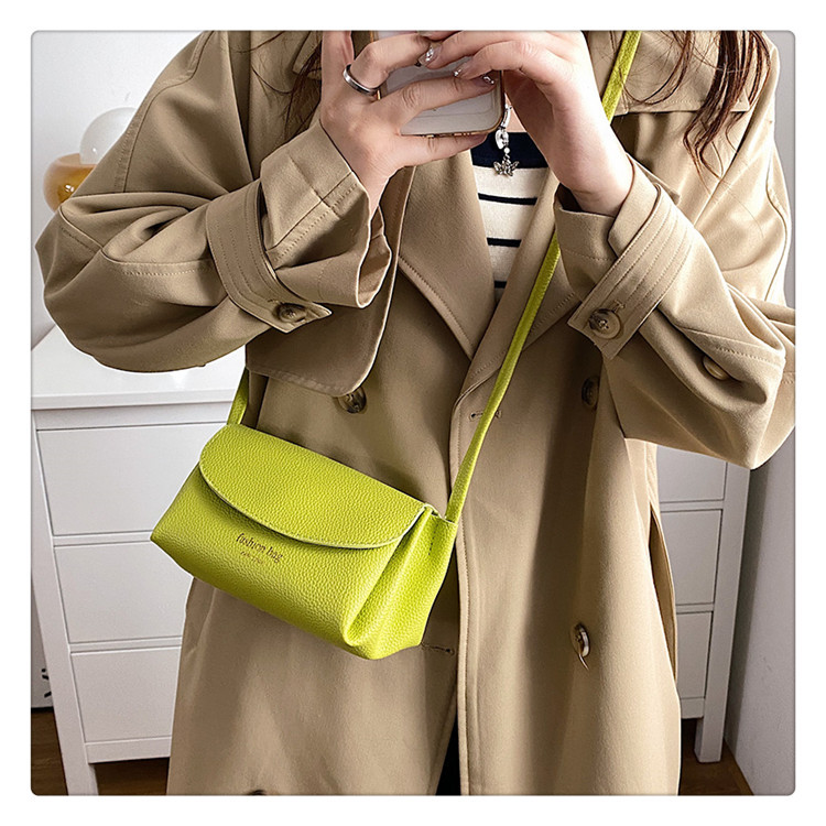 2023 Spring New Fashion One-Shoulder Small Square Bag Minimalist Cloud Bag Textured Crossbody Bag for Women - Image 4