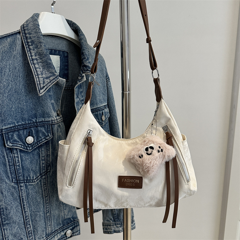 2025 Retro Large Capacity Women's Underarm Tote Bag Casual Shoulder Shopping Bag
