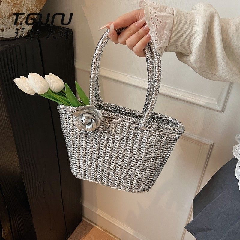 Handwoven Large Capacity Summer Tote Bag for Vacation